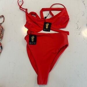 Red Skatie Bikini Set - NEW!